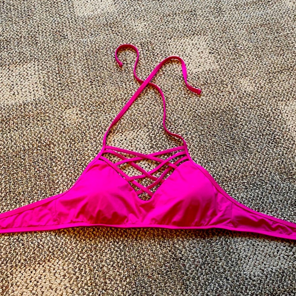 Hot Pink Bikini Top
